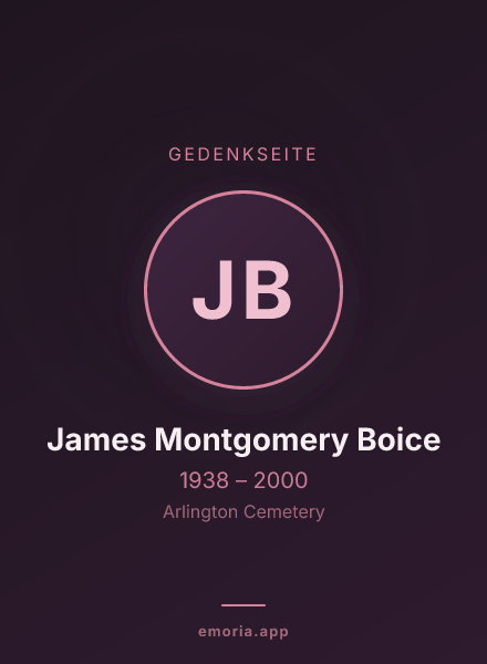 Gedenkportrait von James Montgomery Boice
