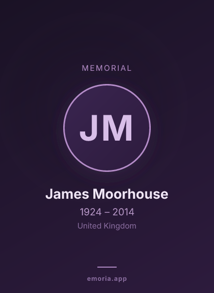 Memorial portrait of James Moorhouse