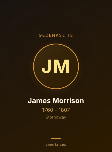Gedenkportrait von James Morrison