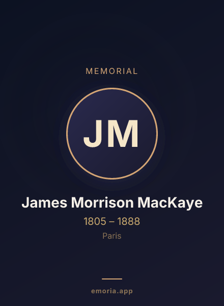 Memorial portrait of James Morrison MacKaye
