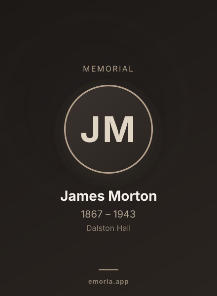 Memorial portrait of James Morton