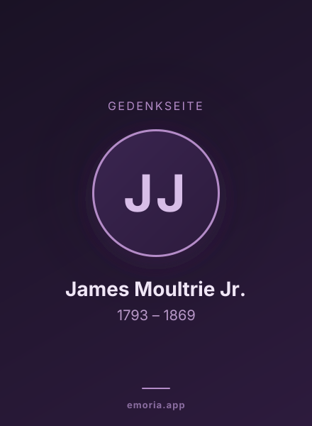 Gedenkportrait von James Moultrie Jr.