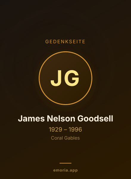 Gedenkportrait von James Nelson Goodsell