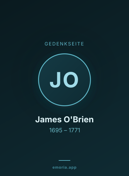 Gedenkportrait von James O'Brien