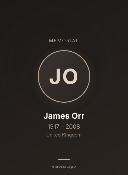 Memorial portrait of James Orr