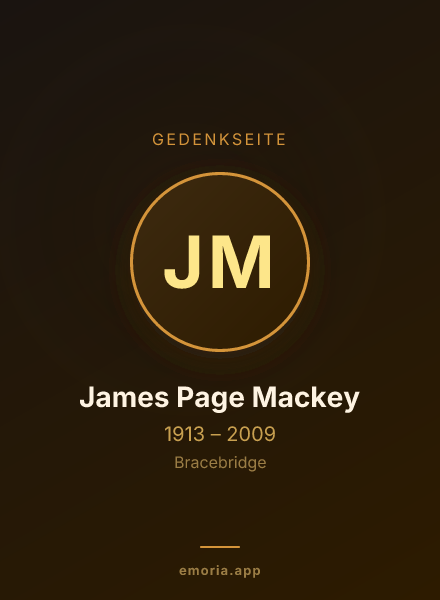 Gedenkportrait von James Page Mackey