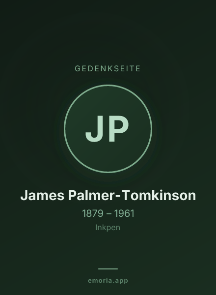 Gedenkportrait von James Palmer-Tomkinson