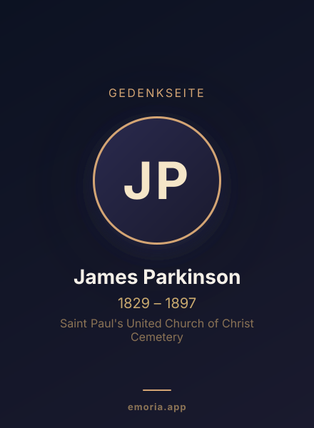 Gedenkportrait von James Parkinson