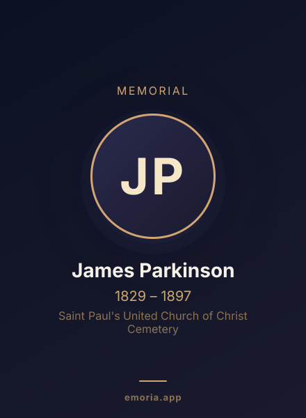 Memorial portrait of James Parkinson