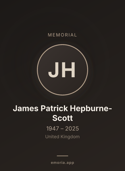 Memorial portrait of James Patrick Hepburne-Scott