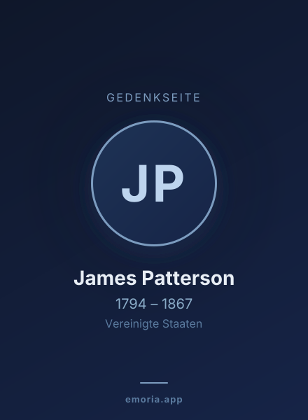 Gedenkportrait von James Patterson