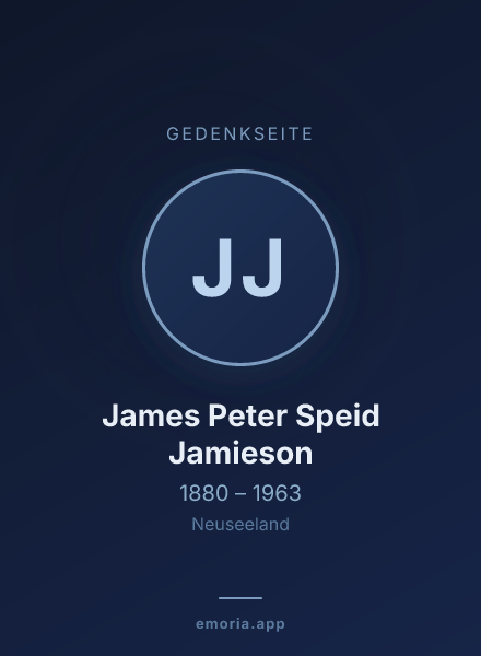 Gedenkportrait von James Peter Speid Jamieson