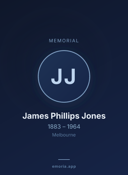 Memorial portrait of James Phillips Jones