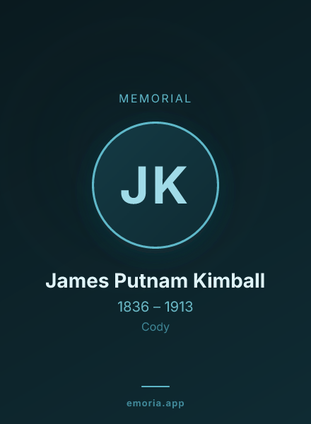 Memorial portrait of James Putnam Kimball
