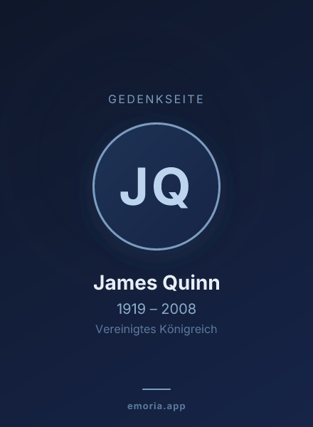 Gedenkportrait von James Quinn