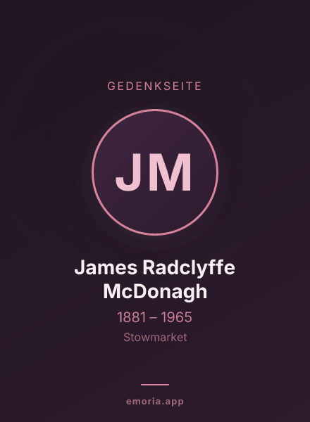 Gedenkportrait von James Radclyffe McDonagh