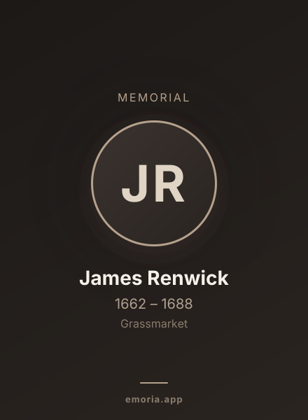 Memorial portrait of James Renwick