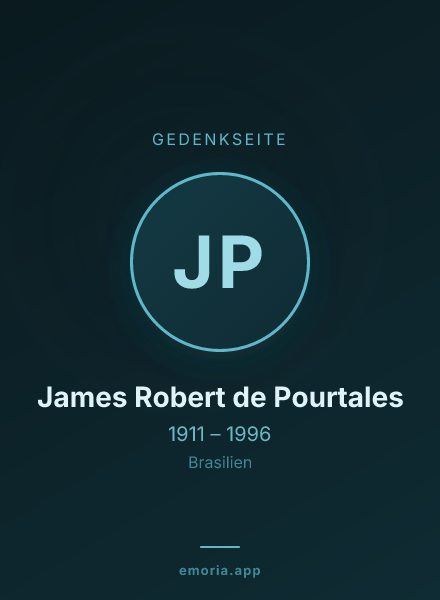 Gedenkportrait von James Robert de Pourtales