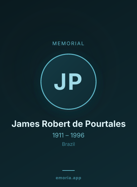 Memorial portrait of James Robert de Pourtales