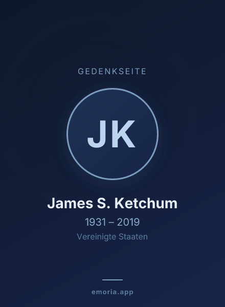 Gedenkportrait von James S. Ketchum