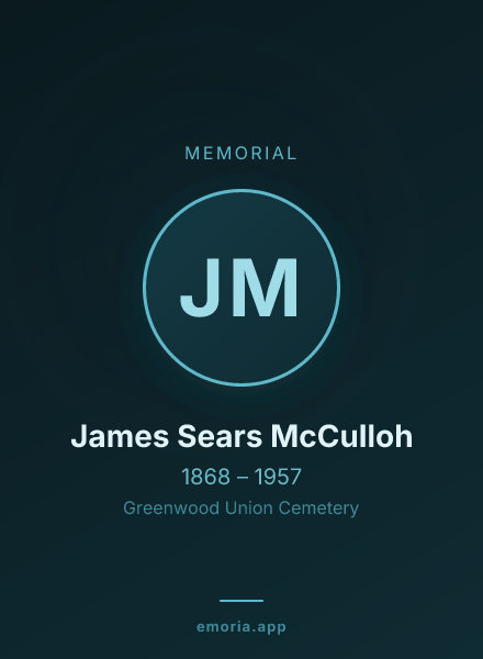 Memorial portrait of James Sears McCulloh