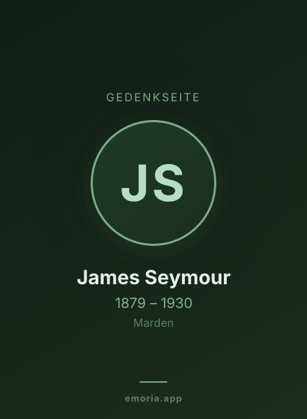 Gedenkportrait von James Seymour