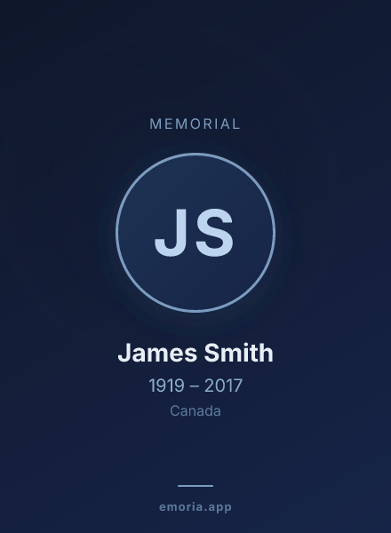 Memorial portrait of James Smith