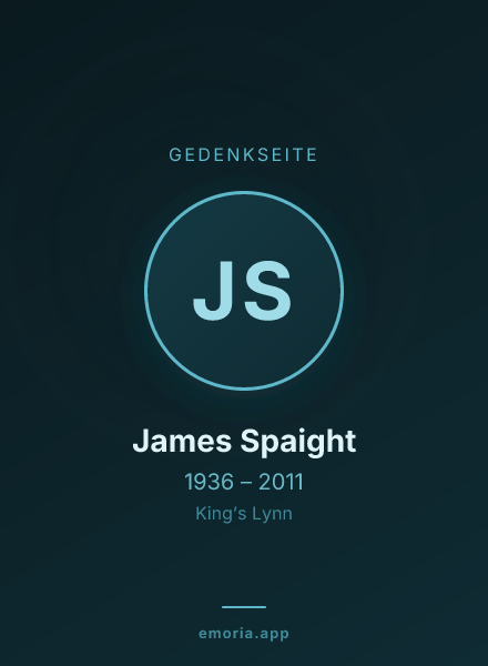 Gedenkportrait von James Spaight