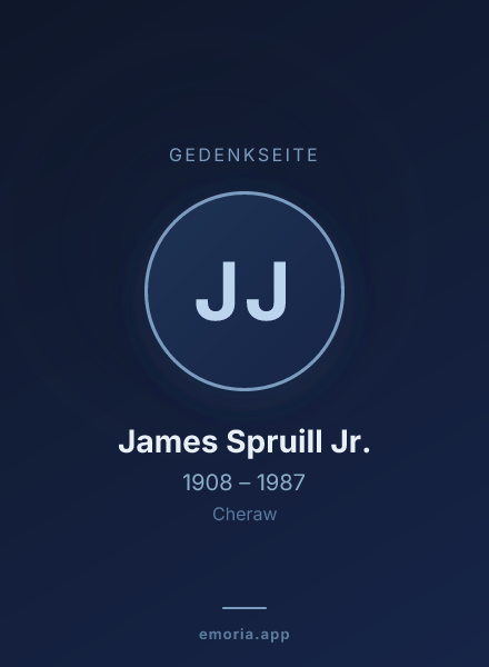 Gedenkportrait von James Spruill Jr.