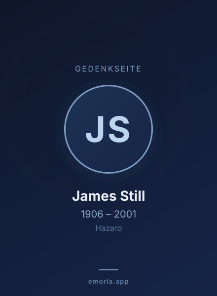 Gedenkportrait von James Still