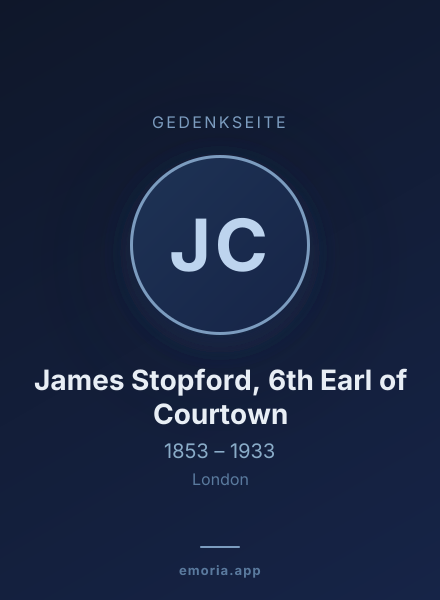 Gedenkportrait von James Stopford, 6th Earl of Courtown