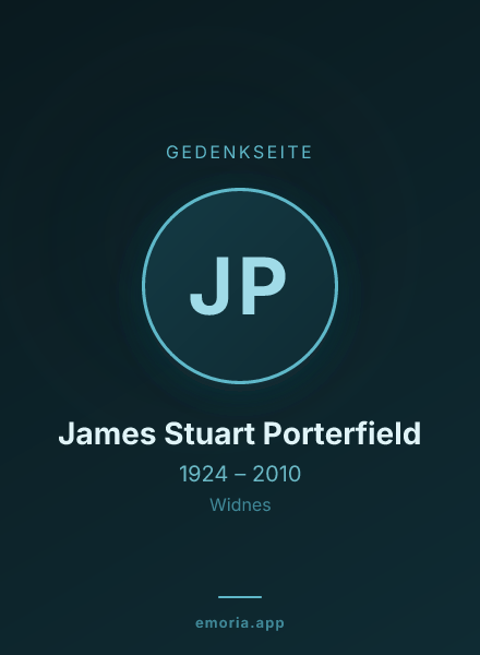 Gedenkportrait von James Stuart Porterfield