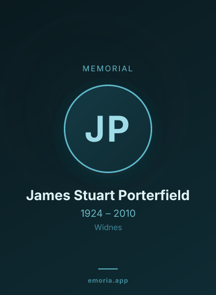 Memorial portrait of James Stuart Porterfield