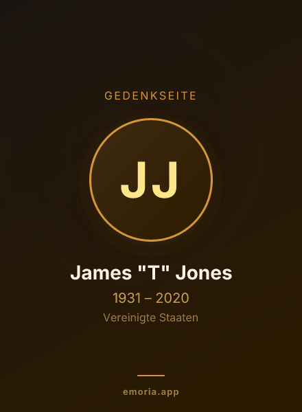 Gedenkportrait von James "T" Jones