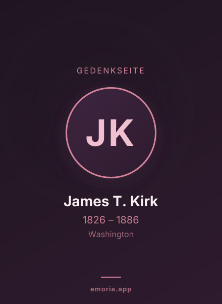 Gedenkportrait von James T. Kirk