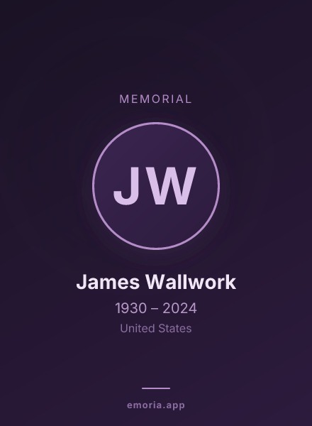 Memorial portrait of James Wallwork