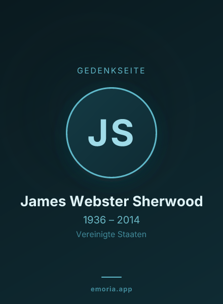 Gedenkportrait von James Webster Sherwood