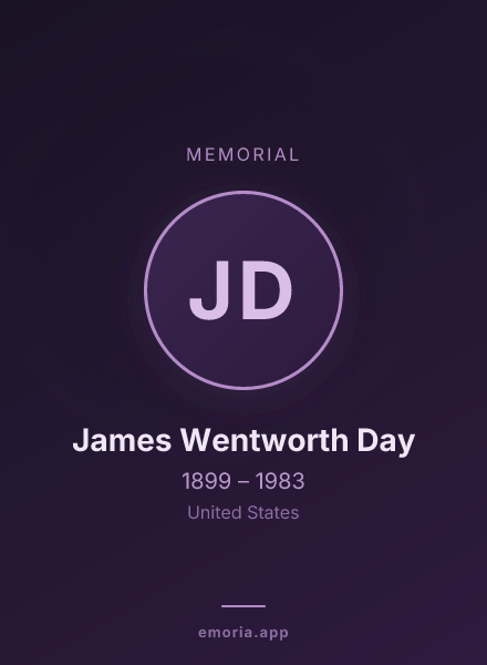 Memorial portrait of James Wentworth Day