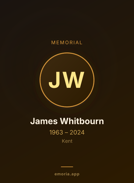 Memorial portrait of James Whitbourn