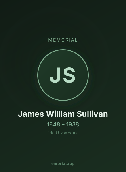 Memorial portrait of James William Sullivan