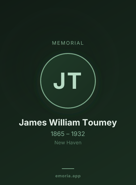 Memorial portrait of James William Toumey