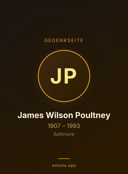 Gedenkportrait von James Wilson Poultney