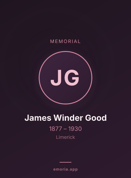 Memorial portrait of James Winder Good