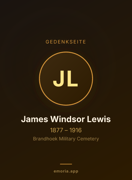 Gedenkportrait von James Windsor Lewis