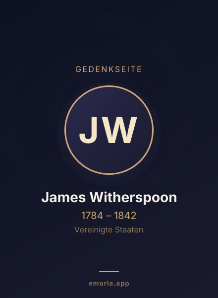 Gedenkportrait von James Witherspoon