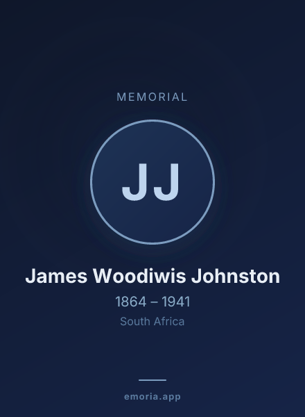 Memorial portrait of James Woodiwis Johnston
