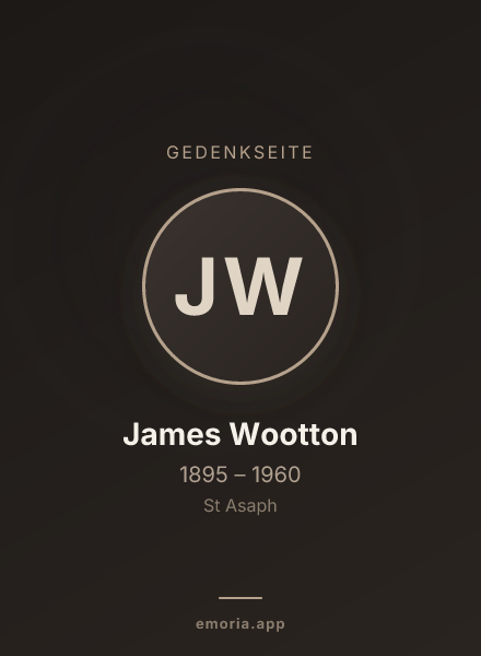 Gedenkportrait von James Wootton