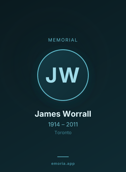 Memorial portrait of James Worrall