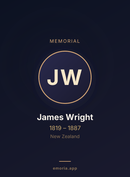 Memorial portrait of James Wright