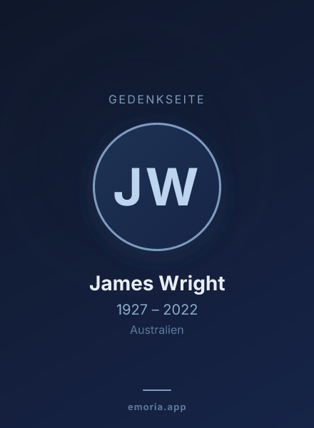 Gedenkportrait von James Wright